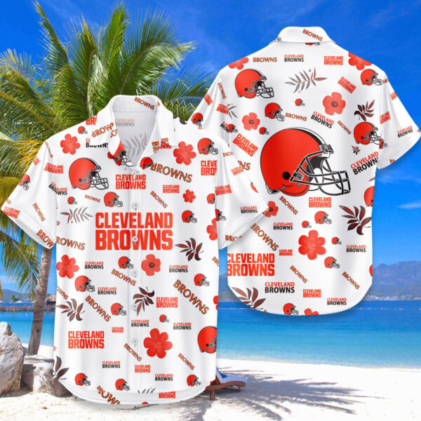 [SPECIAL OFFER] NEW CUSTOMIZED NFL29 CLB CLEVELAND BROWNS UNISEX HAWAIIAN SHIRT