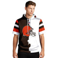 [SPECIAL OFFER] NEW CUSTOMIZED NFL29 CLB CLEVELAND BROWNS SHORT SLEEVE HOODIE T-SHIRT
