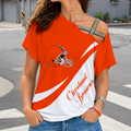[SPECIAL OFFER] NEW CUSTOMIZED NFL29 CLB CLEVELAND BROWNS SHOULDER SHIRT