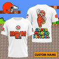 [SPECIAL OFFER] NEW CUSTOMIZED NFL29 CLB CLEVELAND BROWNS SUPER MARIO T-SHIRT, HOODIE, ZIP HOODIE