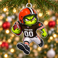 [SPECIAL OFFER] NEW CUSTOMIZED NFL29 CLB CLEVELAND BROWNS CHRISTMAS ACRYLIC ORNAMENT