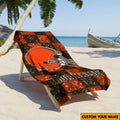 [SPECIAL OFFER] NEW CUSTOMIZED NFL29 CLB CLEVELAND BROWNS BEACH TOWEL