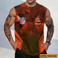 [SPECIAL OFFER] NEW CUSTOMIZED NFL29 CLB CLEVELAND BROWNS MEN'S GYM SHIRT