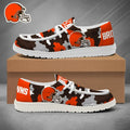 [SPECIAL OFFER] NEW CUSTOMIZED NFL29 CLB CLEVELAND BROWNS LOAFER SHOES