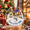 [SPECIAL OFFER] NEW CUSTOMIZED NFL03 BFB BUFFALO BILLS ROUND GLASS ORNAMENT