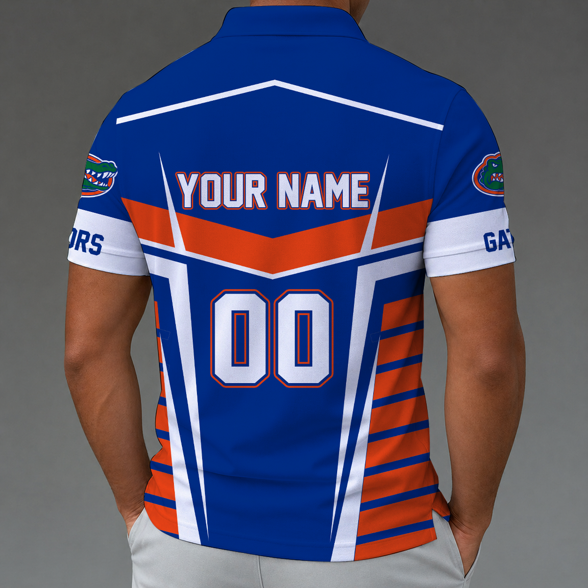 [FAN FAVORITE] NEW CUSTOMIZED NCAA FBS30 FLG FLORIDA GATORS POLO SHIRT