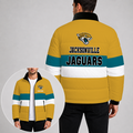[SPECIAL OFFER] NEW CUSTOMIZED NFL30 JSJ JACKSONVILLE JAGUARS PUFFER JACKET