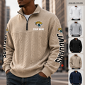 [SPECIAL OFFER] NEW CUSTOMIZED NFL30 JSJ JACKSONVILLE JAGUARS MULTICOLOR QUARTER-ZIP SWEATSHIRT