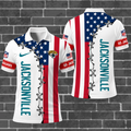 [SPECIAL OFFER] NEW CUSTOMIZED NFL30 JSJ JACKSONVILLE JAGUARS POLO SHIRT