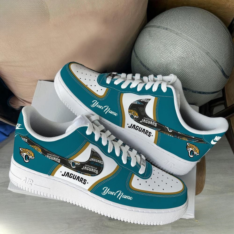 [SPECIAL OFFER] NEW CUSTOMIZED NFL30 JSJ JACKSONVILLE JAGUARS AF1 SNEAKERS