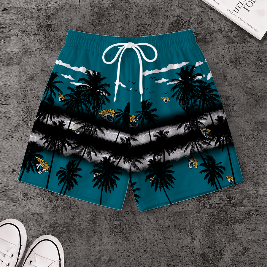 [SPECIAL OFFER] NEW CUSTOMIZED NFL30 JSJ JACKSONVILLE JAGUARS SHORT PANTS