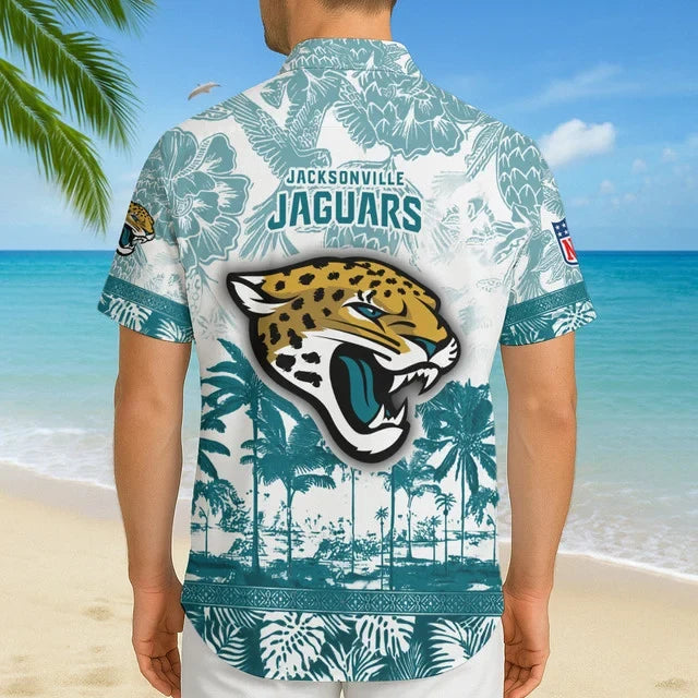 [SPECIAL OFFER] NEW CUSTOMIZED NFL30 JSJ JACKSONVILLE JAGUARS UNISEX HAWAIIAN SHIRT