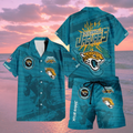 [SPECIAL OFFER] NEW CUSTOMIZED NFL30 JSJ JACKSONVILLE JAGUARS UNISEX HAWAIIAN SHIRT & SHORTS SET