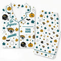 [SPECIAL OFFER] NEW CUSTOMIZED NFL30 JSJ JACKSONVILLE JAGUARS HALLOWEEN LONG PAJAMAS SET