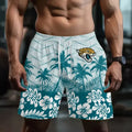 [SPECIAL OFFER] NEW CUSTOMIZED NFL30 JSJ JACKSONVILLE JAGUARS SHORT PANTS