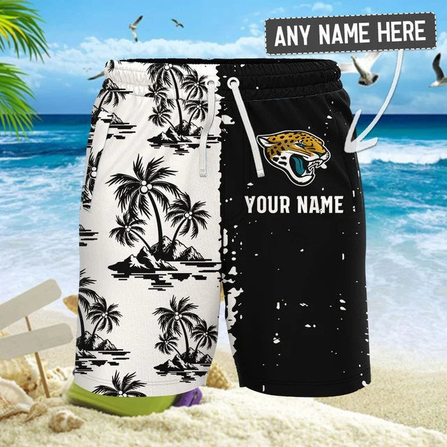 [SPECIAL OFFER] NEW CUSTOMIZED NFL30 JSJ JACKSONVILLE JAGUARS UNISEX HAWAIIAN SHIRT & SHORTS SET