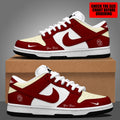 [FAN FAVORITE] NEW CUSTOMIZED NCAA FBS31 OUS OKLAHOMA SOONERS DUNK LOW SHOES