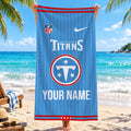 [SPECIAL OFFER] NEW CUSTOMIZED NFL31 TST TENNESSEE TITANS BEACH TOWEL