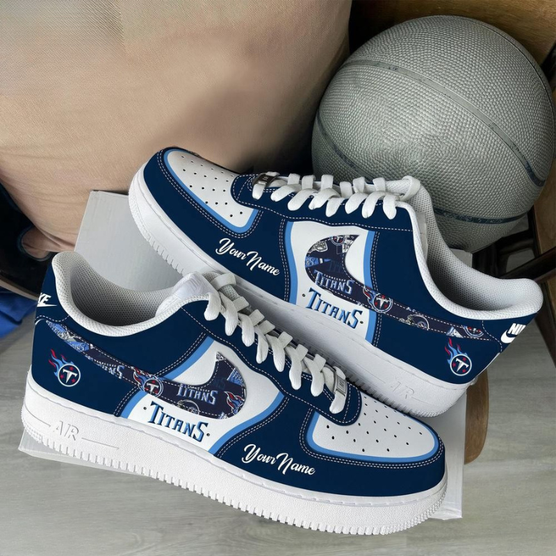 [SPECIAL OFFER] NEW CUSTOMIZED NFL31 TST TENNESSEE TITANS AF1 SNEAKERS