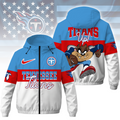 [SPECIAL OFFER] NEW CUSTOMIZED NFL31 TST TENNESSEE TITANS WINDBREAKER JACKET
