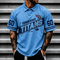 [SPECIAL OFFER] NEW CUSTOMIZED NFL31 TST TENNESSEE TITANS POLO SHIRT