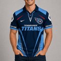 [SPECIAL OFFER] NEW CUSTOMIZED NFL31 TST TENNESSEE TITANS POLO SHIRT