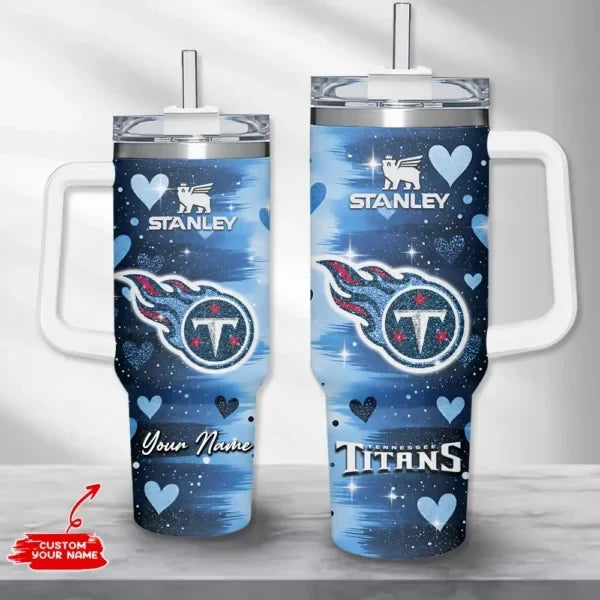 [SPECIAL OFFER] NEW CUSTOMIZED NFL31 TST TENNESSEE TITANS HALLOWEEN  40OZ TUMBLER