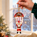 [SPECIAL OFFER] NEW CUSTOMIZED NFL32 NYG NEW YORK GIANTS CHRISTMAS ACRYLIC ORNAMENT
