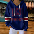 [SPECIAL OFFER] NEW CUSTOMIZED NFL32 NYG NEW YORK GIANTS RIBBED HOODIE & SWEATSHIRT