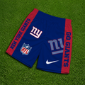 [SPECIAL OFFER] NEW CUSTOMIZED NFL32 NYG NEW YORK GIANTS SHORT PANTS