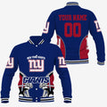 [SPECIAL OFFER] NEW CUSTOMIZED NFL32 NYG NEW YORK GIANTS SATIN VARSITY & BASEBALL JACKET