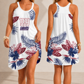 [SPECIAL OFFER] NEW CUSTOMIZED NFL32 NYG NEW YORK GIANTS CAMISOLE DRESS