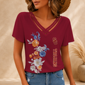 [FAN FAVORITE] NEW CUSTOMIZED NCAA FBS32 USC USC TROJANS V-NECK SHIRT
