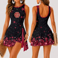 [FAN FAVORITE] NEW CUSTOMIZED NCAA FBS32 USC USC TROJANS WOMEN'S SUMMER SKORT DRESS
