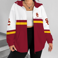 [FAN FAVORITE] NEW CUSTOMIZED NCAA FBS32 USC USC TROJANS ZIP HOODIE