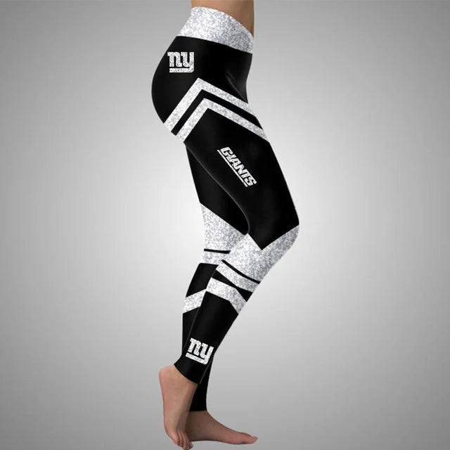 [SPECIAL OFFER] NEW CUSTOMIZED NFL32 NYG NEW YORK GIANTS HOLLOW TANK TOP & LEGGINGS SET