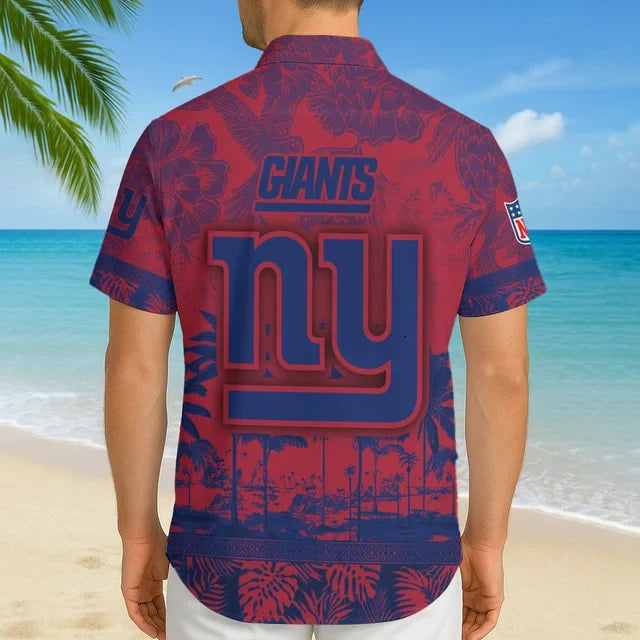 [SPECIAL OFFER] NEW CUSTOMIZED NFL32 NYG NEW YORK GIANTS UNISEX HAWAIIAN SHIRT