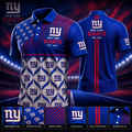 [SPECIAL OFFER] NEW CUSTOMIZED NFL32 NYG NEW YORK GIANTS POLO SHIRT