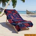 [SPECIAL OFFER] NEW CUSTOMIZED NFL32 NYG NEW YORK GIANTS BEACH TOWEL