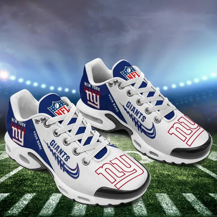 [SPECIAL OFFER] NEW CUSTOMIZED NFL32 NYG NEW YORK GIANTS AIR MAX PLUS SNEAKERS