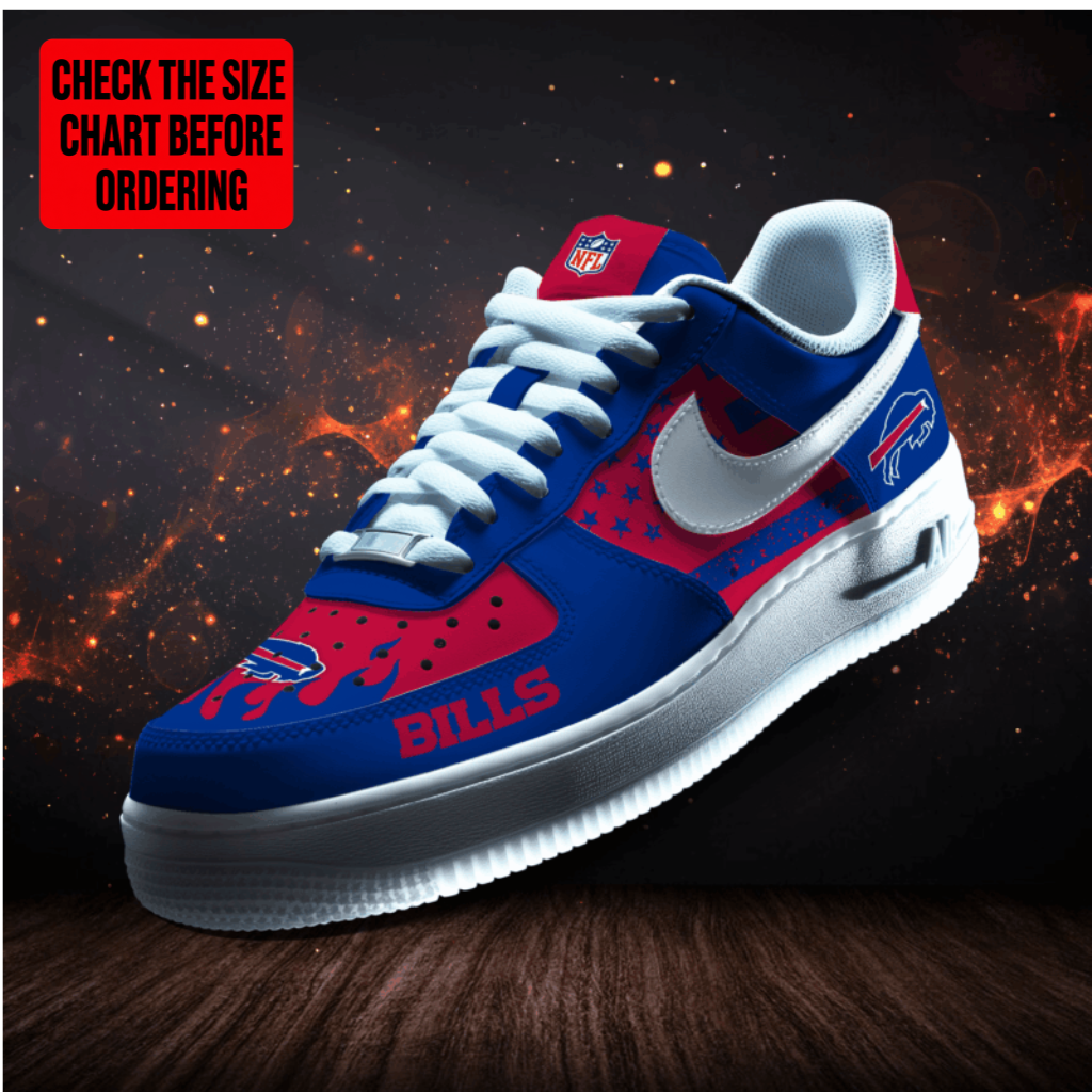 [SPECIAL OFFER] NEW CUSTOMIZED NFL03 BFB BUFFALO BILLS AF1 SNEAKERS