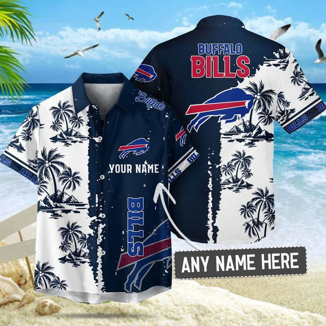 [SPECIAL OFFER] NEW CUSTOMIZED NFL03 BFB BUFFALO BILLS UNISEX HAWAIIAN SHIRT & SHORTS SET