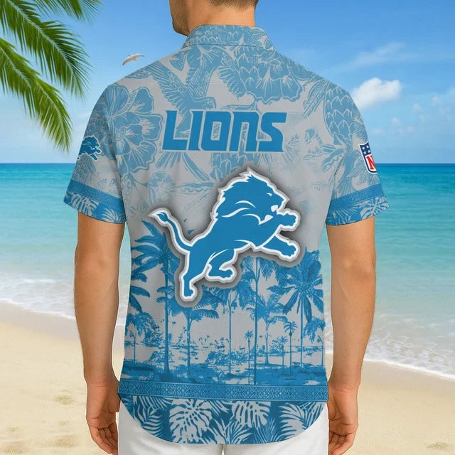 [SPECIAL OFFER] NEW CUSTOMIZED NFL04 DTL DETROIT LIONS UNISEX HAWAIIAN SHIRT