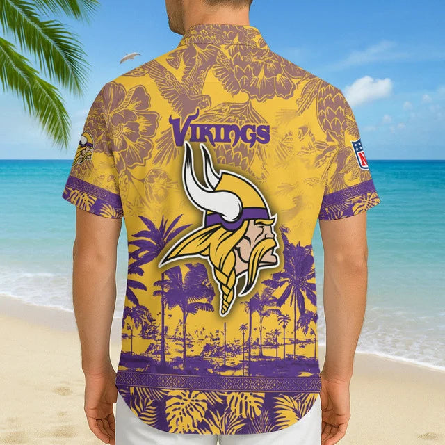 [SPECIAL OFFER] NEW CUSTOMIZED NFL05 MVK MINNESOTA VIKINGS UNISEX HAWAIIAN SHIRT