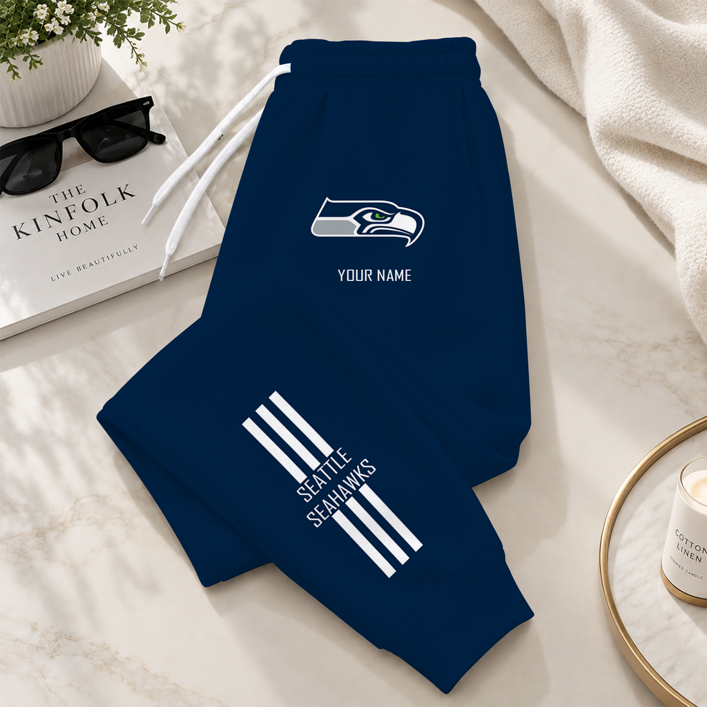 [SPECIAL OFFER] NEW CUSTOMIZED NFL06 SSH SEATTLE SEAHAWKS SWEATPANTS