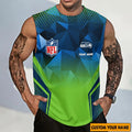[SPECIAL OFFER] NEW CUSTOMIZED NFL06 SSH SEATTLE SEAHAWKS MEN'S GYM SHIRT