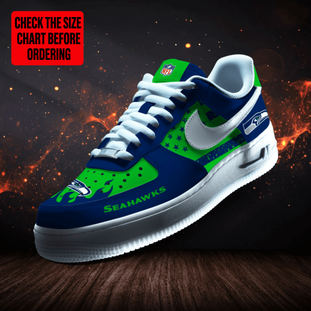 [SPECIAL OFFER] NEW CUSTOMIZED NFL06 SSH SEATTLE SEAHAWKS AF1 SNEAKERS