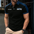 [SPECIAL OFFER] NEW CUSTOMIZED NFL06 SSH SEATTLE SEAHAWKS POLO SHIRT