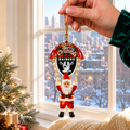 [SPECIAL OFFER] NEW CUSTOMIZED NFL07 LVR LAS VEGAS RAIDERS CHRISTMAS ACRYLIC ORNAMENT