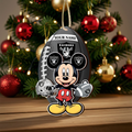 [SPECIAL OFFER] NEW CUSTOMIZED NFL07 LVR LAS VEGAS RAIDERS CHRISTMAS ACRYLIC ORNAMENT